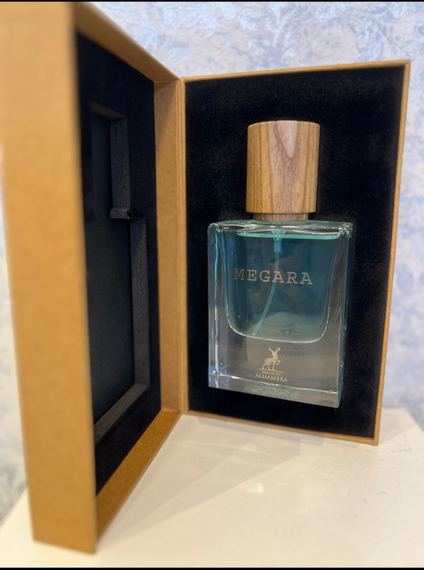 ادوپرفیوم عطر ادکلن مگاماره شرکت الحمبرا حجم ۵۰ میل ALHAMBRA MEGARA