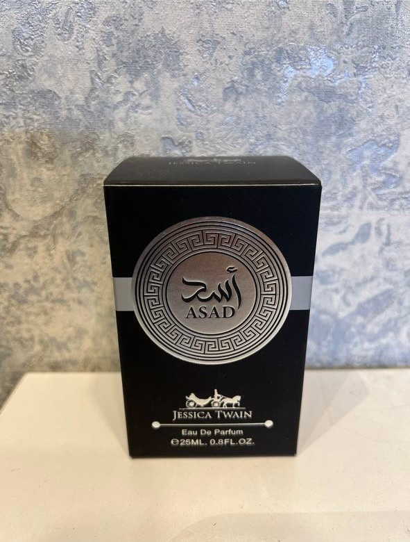 عطر و ادکلن مردانه 25 میل جسیکا توین مدل اسد (مشابه رایحه ساواج الکسیر)