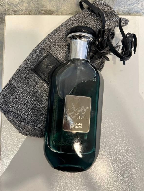 عطر ادکلن مردانه اورجینال ارض الزعفران مدل موصوف رمادی ۱۰۰میل