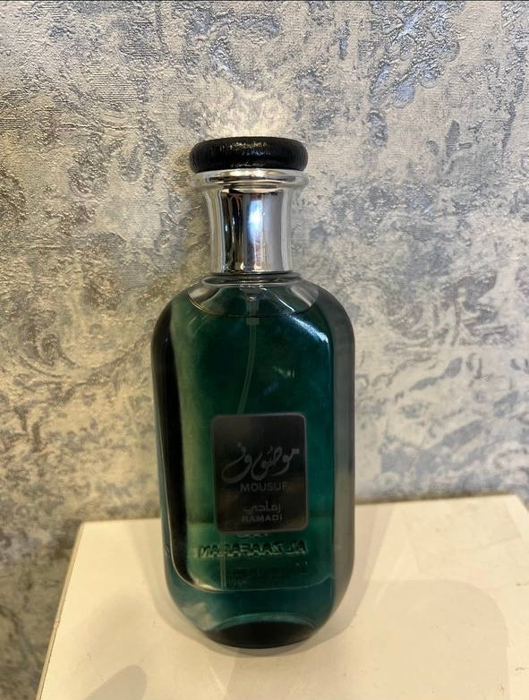 عطر ادکلن مردانه اورجینال ارض الزعفران مدل موصوف رمادی ۱۰۰میل