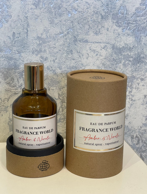 عطروادکلنمردانه وزنانه فراگرنس ورد مدل امبر اند نرولی رایحه زلینسکی اند روزن80 میل