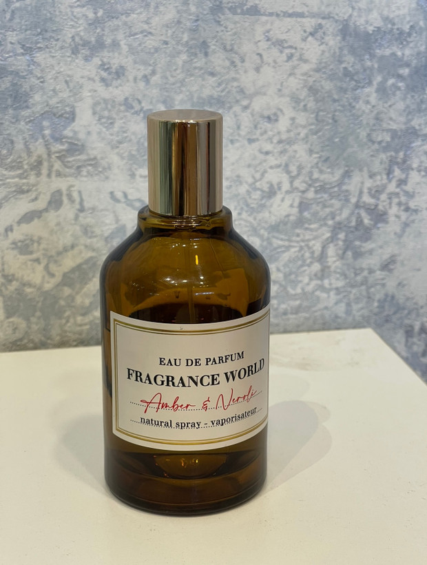 عطروادکلنمردانه وزنانه فراگرنس ورد مدل امبر اند نرولی رایحه زلینسکی اند روزن80 میل